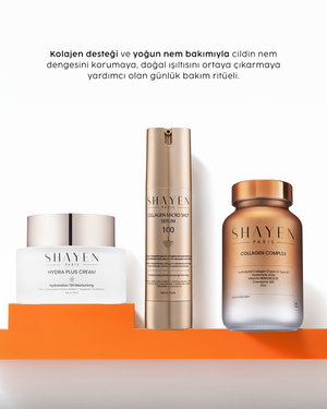 LONGEVITY HYDRA GLOW RITUAL, İçten Dışa Gıda Takviyesi Destekli Başlangıç Bakım Seti, Collagen Complex Supplement™ 60 Tablet