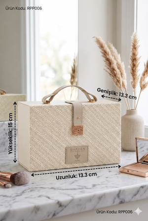 SHAYEN PARIS PARISIAN IVORY PREMIUM MAKYAJ ÇANTASI