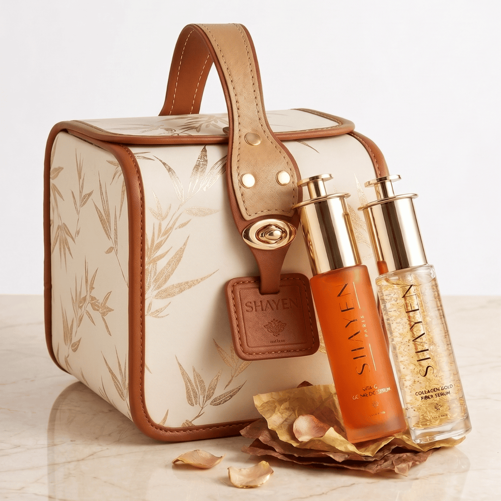 AYDINLATICI SIKILAŞTIRICI COLLAGEN GOLD FIBER C VİTAMİNİ HEDİYE SETİ